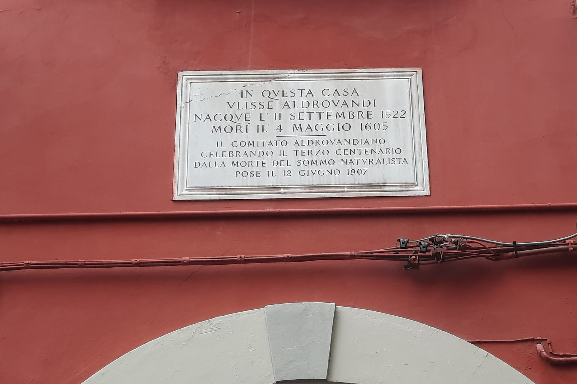 Ulisse Aldrovandi's birthplace, Bologna - 03.jpg